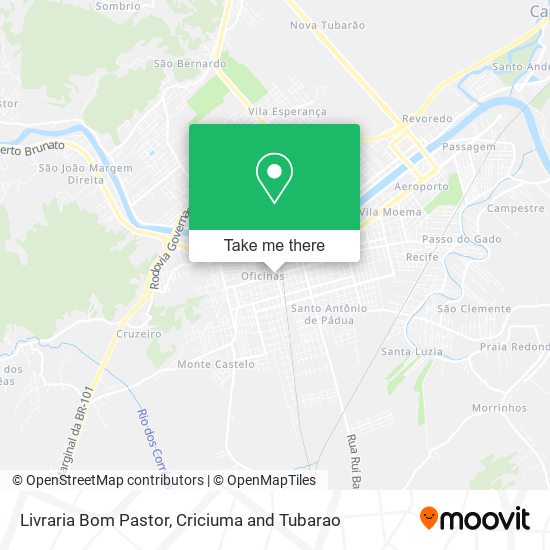 Mapa Livraria Bom Pastor