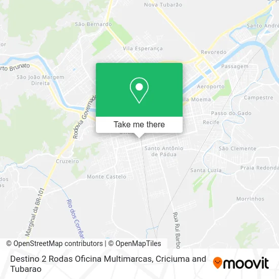 Destino 2 Rodas Oficina Multimarcas map