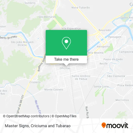 Master Signs map