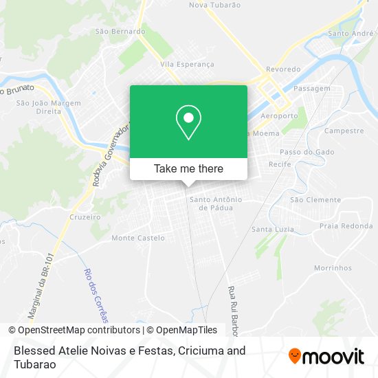 Blessed Atelie Noivas e Festas map