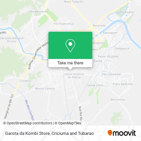 Mapa Garota da Kombi Store