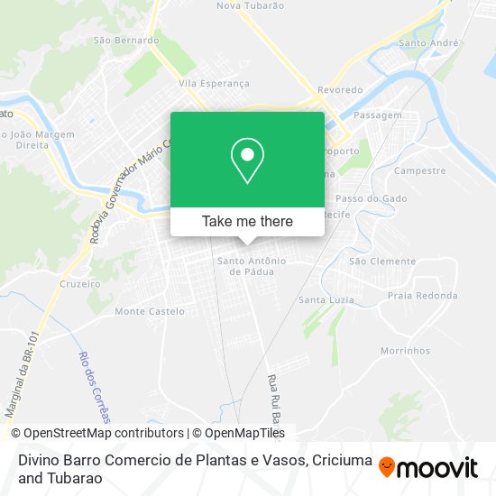 Divino Barro Comercio de Plantas e Vasos map