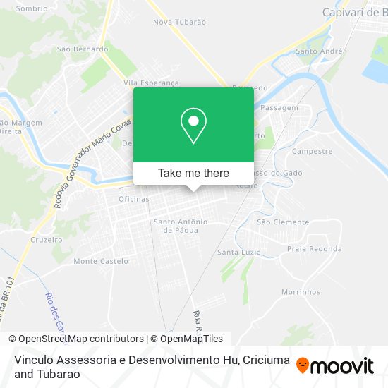 Mapa Vinculo Assessoria e Desenvolvimento Hu