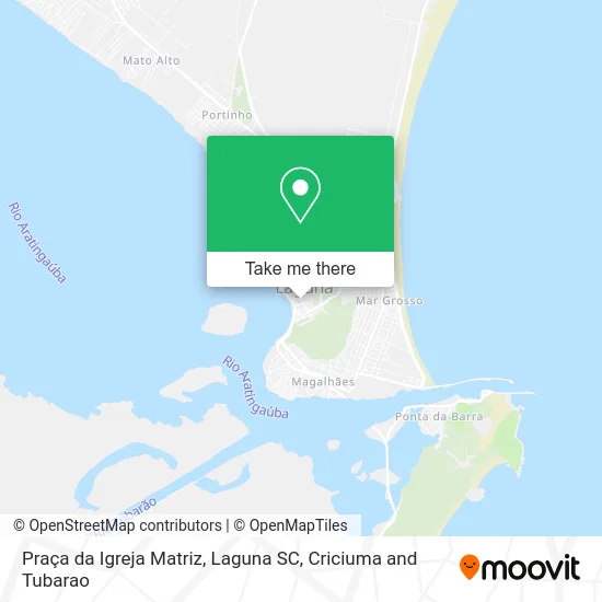 Praça da Igreja Matriz, Laguna SC map
