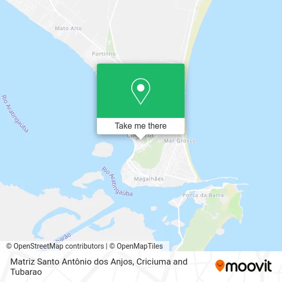 Matriz Santo Antônio dos Anjos map