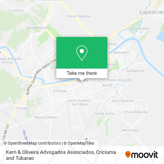 Mapa Kern & Oliveira Advogados Associados