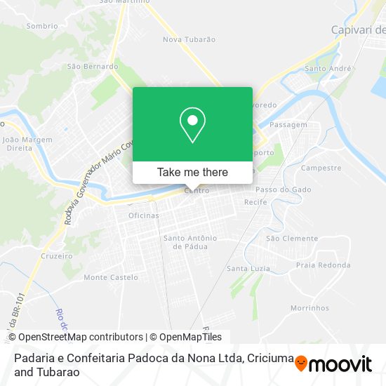 Padaria e Confeitaria Padoca da Nona Ltda map