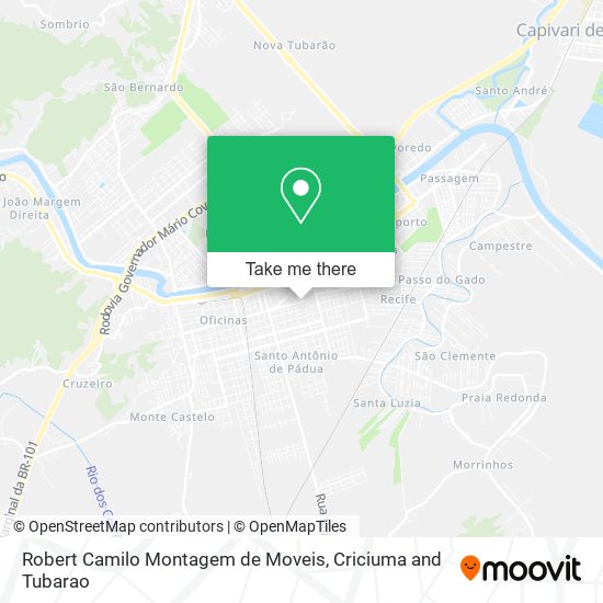 Mapa Robert Camilo Montagem de Moveis