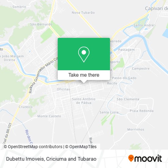 Mapa Dubettu Imoveis