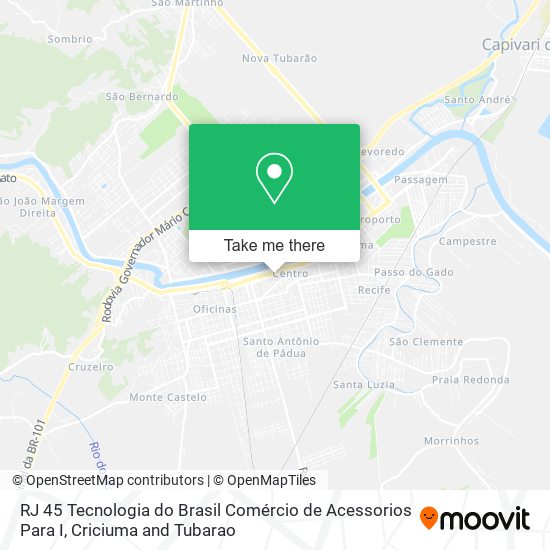 RJ 45 Tecnologia do Brasil Comércio de Acessorios Para I map