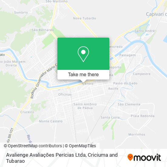 Avalienge Avaliações Perícias Ltda map