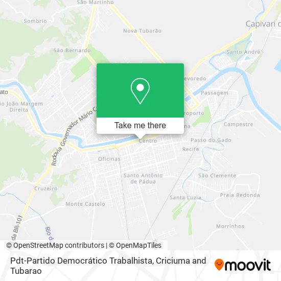 Pdt-Partido Democrático Trabalhista map