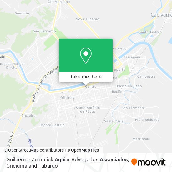 Guilherme Zumblick Aguiar Advogados Associados map