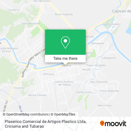 Plaserico Comercial de Artigos Plastico Ltda map