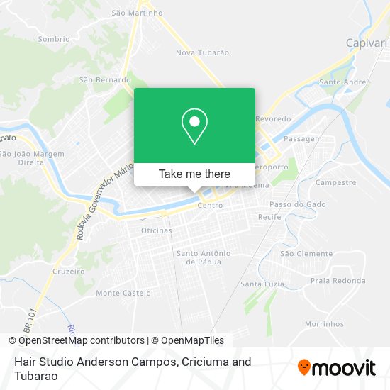 Hair Studio Anderson Campos map