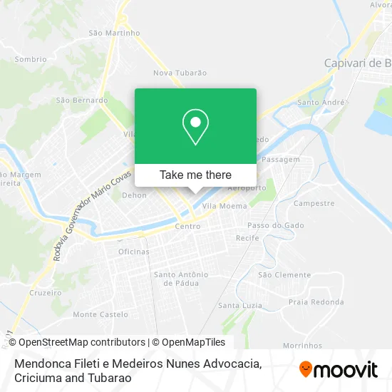 Mendonca Fileti e Medeiros Nunes Advocacia map