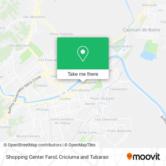 Shopping Center Farol map