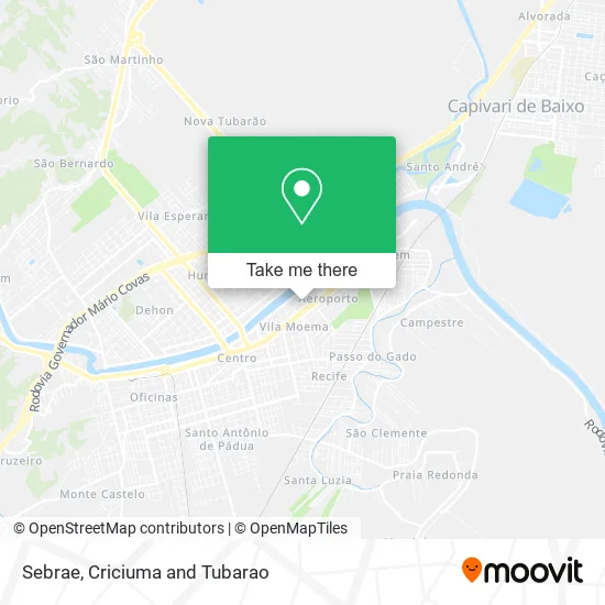 Sebrae map