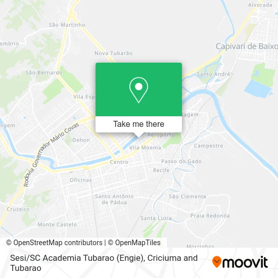 Sesi / SC Academia Tubarao (Engie) map