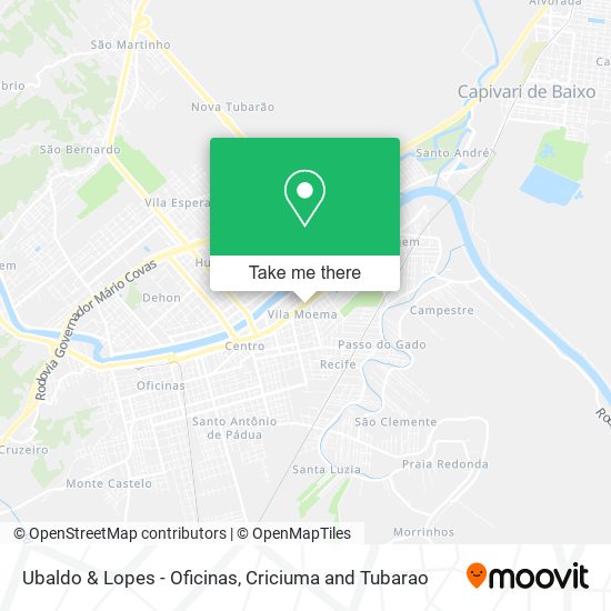 Ubaldo & Lopes - Oficinas map