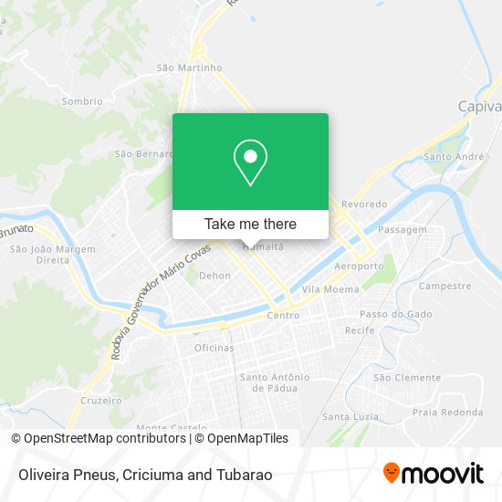 Mapa Oliveira Pneus