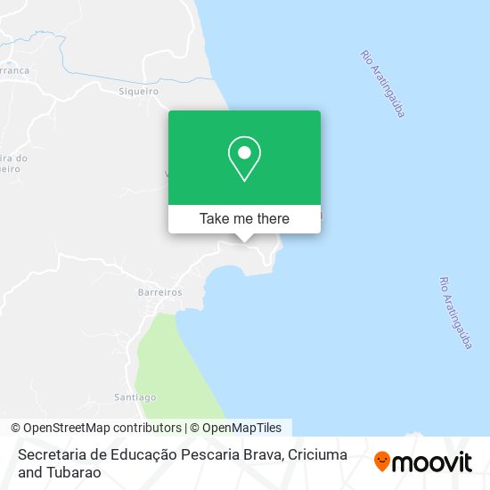 Secretaria de Educação Pescaria Brava map