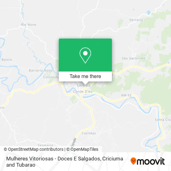Mulheres Vitoriosas - Doces E Salgados map