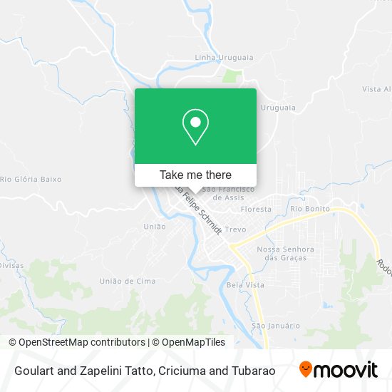 Goulart and Zapelini Tatto map