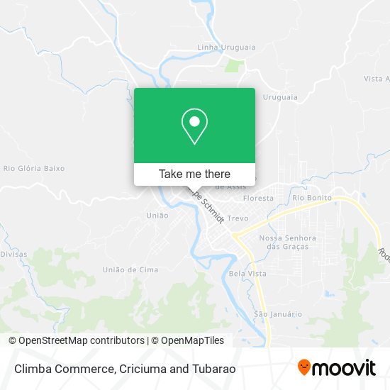 Climba Commerce map