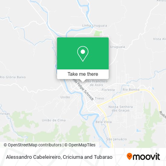 Alessandro Cabeleireiro map