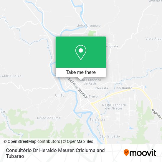 Consultório Dr Heraldo Meurer map