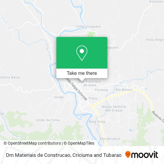 Dm Materiais de Construcao map