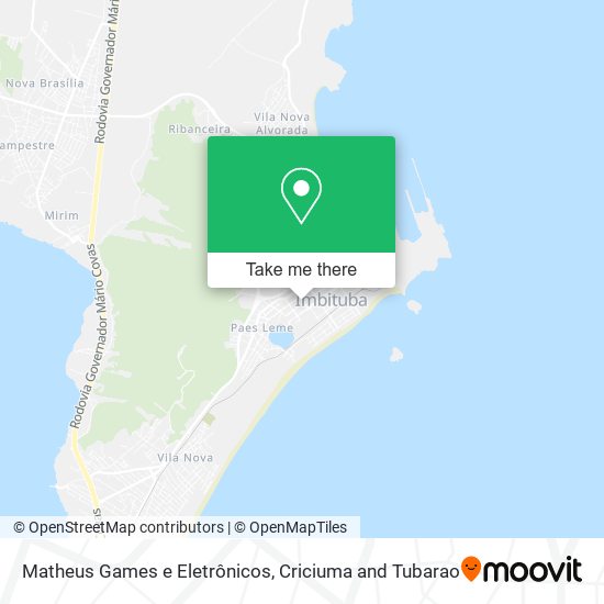 Mapa Matheus Games e Eletrônicos
