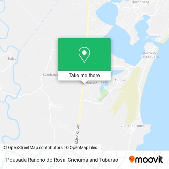 Pousada Rancho do Rosa map