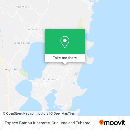 Espaço Bambu Itinerante map