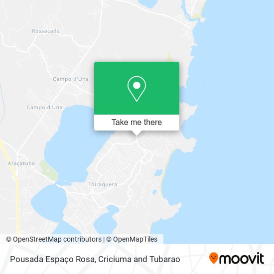 Pousada Espaço Rosa map