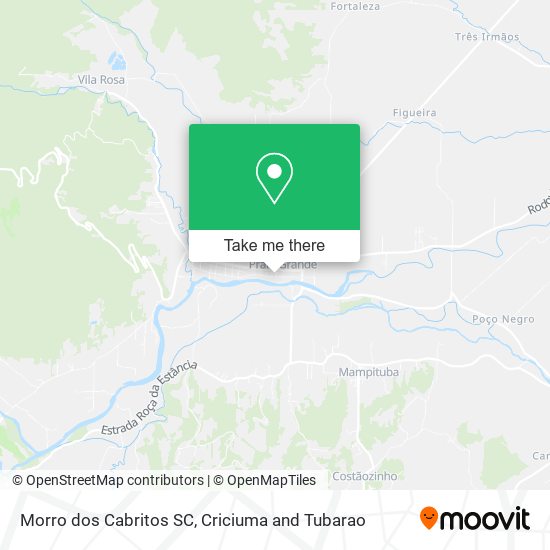 Morro dos Cabritos SC map