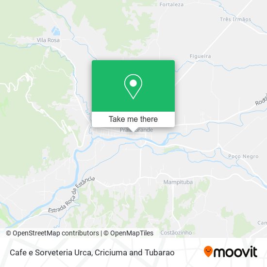 Cafe e Sorveteria Urca map