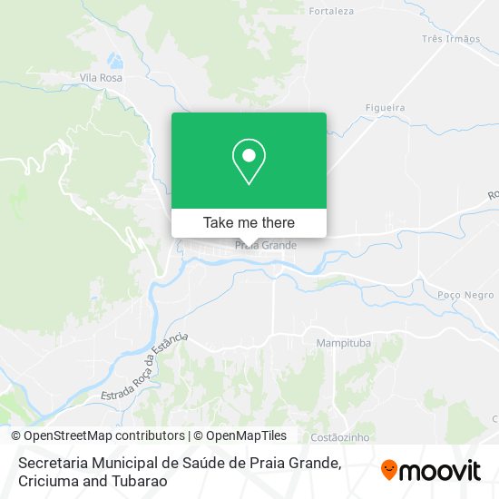 Secretaria Municipal de Saúde de Praia Grande map