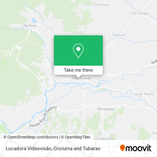 Locadora Videovisão map