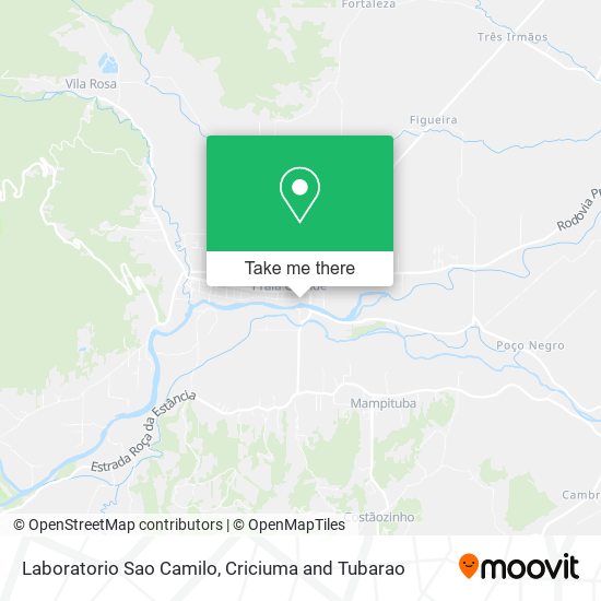 Laboratorio Sao Camilo map