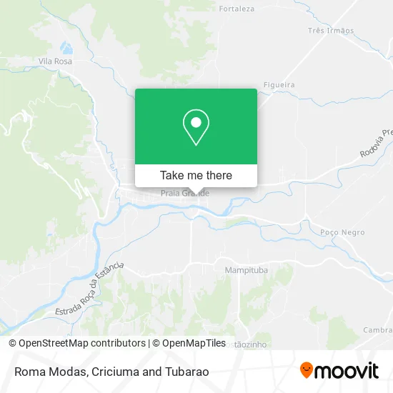 Roma Modas map