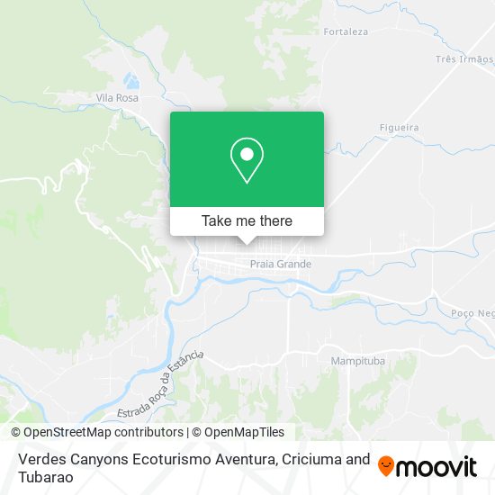 Verdes Canyons Ecoturismo Aventura map