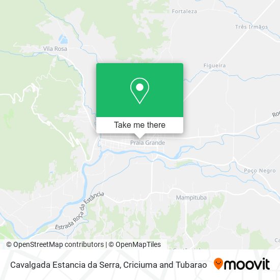 Cavalgada Estancia da Serra map