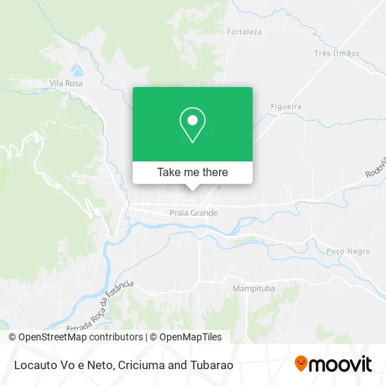 Locauto Vo e Neto map