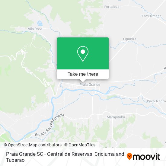 Praia Grande SC - Central de Reservas map