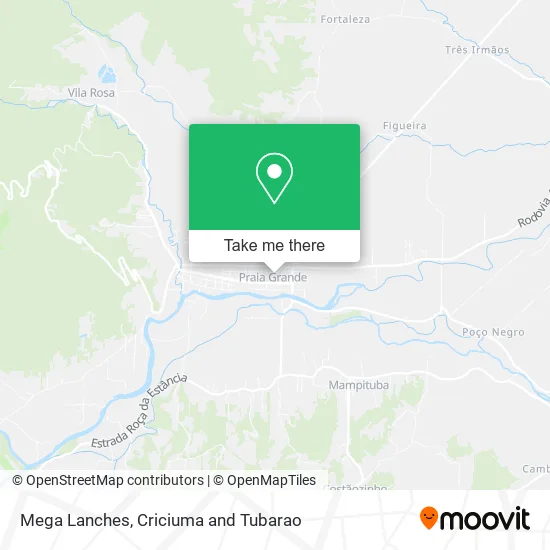 Mega Lanches map