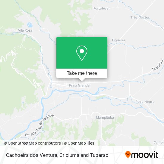 Cachoeira dos Ventura map