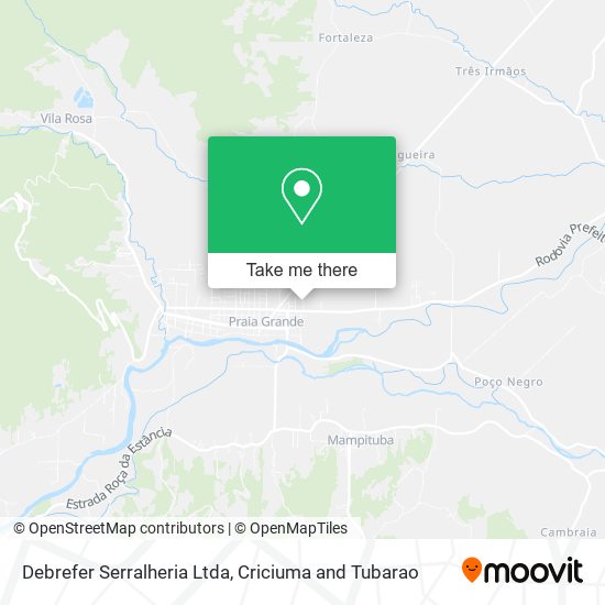 Debrefer Serralheria Ltda map