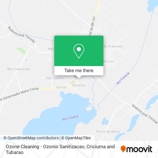 Ozone Cleaning - Ozonio Sanitizacao map